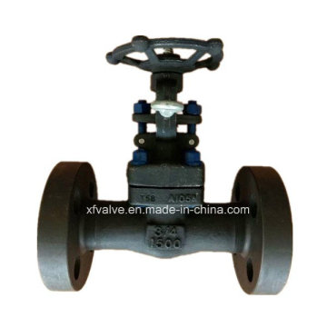 API602 1500lb Forged Steel A105 Flange Connection End Gate Valve